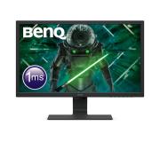 BenQ Monitor LED 24" FullHD 1080p - Respuesta 1ms - 16:9 - HDMI, VGA, DVI - VESA 100x100 - Color Negro