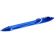 Bic Gel-Ocity Quick Dry Boligrafo de Gel Retractil - Punta Media de 0.7 mm - Tinta de Gel - Anti-Manchas - Secado Ultra Rapido - Color Azul