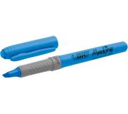 Bic Highlighter Grip Marcador Fluorescente - Tinta con Base de Agua - Punta Biselada - Trazo entre 1.60 y 3.30 mm - Color Azul