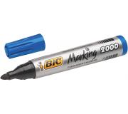 Bic Marking 2000 Ecolutions Rotulador Permanente - Punta de 4.95 mm - Tinta con Base de Alcohol - Ecologico - Secado Rapido - Color Azul