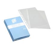 Bismark Caja de 100 Fundas Multitaladro Granuladas - Formato A5