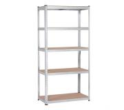 Blim Estanteria Galvanizada 5 Baldas Ajustables - Medidas 180x120x45cm - Peso Max. 250kg por Balda