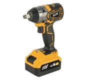 Blim Llave Impacto 20V 4Ah - Dado de Fijacion 1/2" - Par Maximo 420Nm - Velocidad: 0-1600, 0-1900, 0-2300rpm - Agarre Ergonomico - Incluye Bateria y Maletin de Transporte