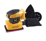 Blim Multilijadora 3 Placas a Bateria 20V 2Ah - Placa Redonda, Triangular y Rectangular - Velocidad 7000-13000rpm - Deposito para el Polvo - Luz LED