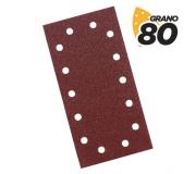 Blim Pack de 10 Lijas con Velcro para Lijadora BL0123 - Grano 80 - Formato Rectangular