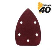 Blim Pack de 10 Lijas con Velcro para Lijadora BL0124 - Grano 40 - Formato Triangular