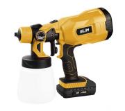Blim Pistola para Pintar a Bateria 120W 20V 2Ah - Deposito 800ml - Boquilla de 1,8mm Max. - Maxima Viscosidad 60 din/sec - Manejo Sencillo