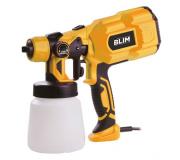 Blim Pistola para Pintar Electrica - Potencia 550W - Deposito 800ml - Regulacion de Caudal - Boquilla de 1.8mm - Color Amarillo