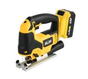 Blim Sierra de Calar a Bateria 20V 4.0AH -  Velocidad sin Carga 0-2400rpm - Base de Aluminio - Empuñadura Ergonomica - Laser/LED Incorporado