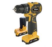 Blim Taladro Percutor a Bateria 20V 2Ah - Incluye 2 Baterias - 40Nm Par Maximo - 2 Velocidades 0-400/0-1650rpm - Color Amarillo