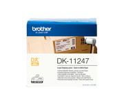 Brother DK11247 - Etiquetas Originales Precortadas para Envios Grandes - 103x164 mm - 180 Unidades - Texto negro sobre fondo blanco