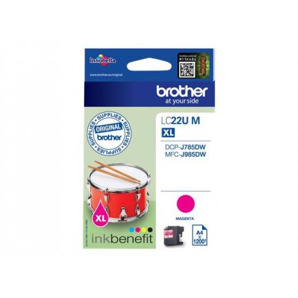 Brother LC22U Magenta Cartucho de Tinta Original - LC22UMBP