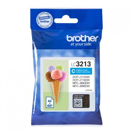 Brother LC3213 Cyan Cartucho de Tinta Original - LC3213C