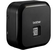 Brother PT-P710BT Cube Rotuladora Electronica Portatil Bluetooth USB - Resolucion 180ppp - Velocidad 20mms - Bateria Recargable - Color Negro