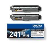 Brother TN241 Negro Pack de 2 Cartuchos de Toner Originales - TN241BKTWIN