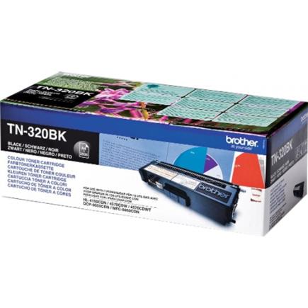 Brother TN320 Negro Cartucho de Toner Original - TN320BK