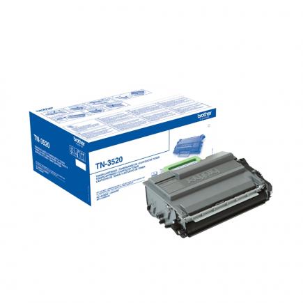 Brother TN3520 Negro Cartucho de Toner Original TN-3520