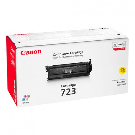 Canon 723Y Amarillo Cartucho de Toner Original 2643B002 para i-SENSYS LBP-7750
