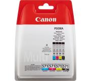 Canon CLI571 Pack de 4 Cartuchos de Tinta Originales - 0386C005