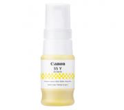 Canon GI-55 Amarillo Botella de Tinta Original - GI55Y / 6291C001 para Maxify GX1050 / GX1051 / GX2050 / GX2051