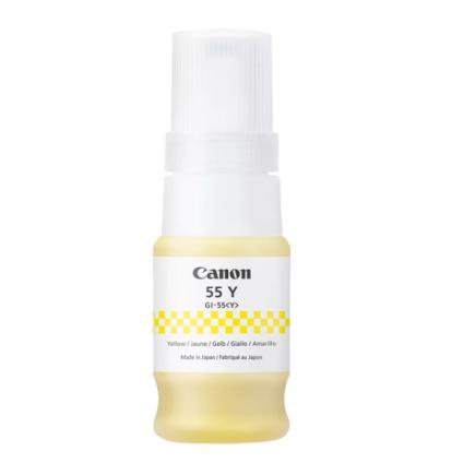 Canon GI-55 Amarillo Botella de Tinta Original - GI55Y / 6291C001 para Maxify GX1050 / GX1051 / GX2050 / GX2051