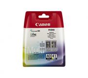 Canon PG40 Negro + CL41 Color Pack de 2 Cartuchos de Tinta Originales - 0615B043/0615B051