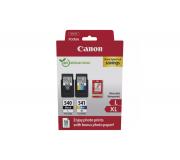 Canon PG540L Negro + CL541XL Color Pack de 2 Cartuchos de Tinta Originales - 50 Hojas de Papel Fotografico