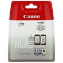 Canon PG545 Negro + CL546 Color Pack de Cartuchos de Tinta Originales - 8287B005