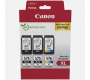 Canon PG575XL / CL576XL Multipack de 3 Cartuchos de Tinta Originales - 5437C004