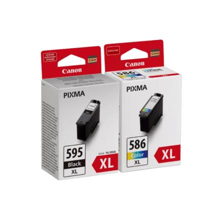 Canon PG595XL / CL586XL Multipack de 2 Cartuchos de Tinta Originales - 7170C004