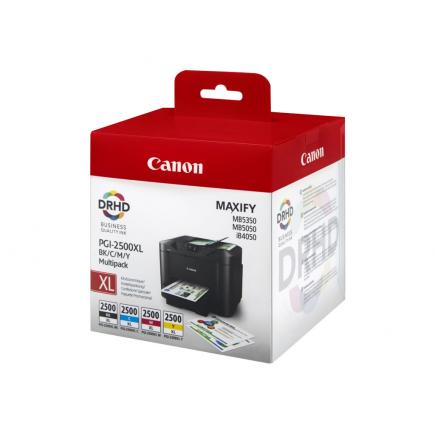 Canon PGI2500XL Pack de 4 Cartuchos de Tinta Originales - 9254B010