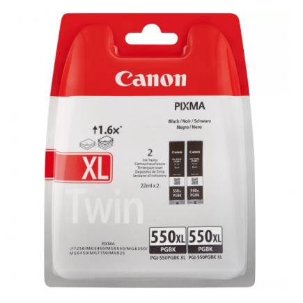 Canon PGI550XL Negro Pack de 2 Cartuchos de Tinta Pigmentada Originales - 6431B005