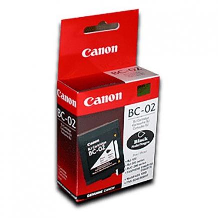 Cartucho de tinta original Canon BC-02 negro 0881A002