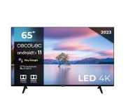 Cecotec A1 Series Televisor Smart TV 65" LED UHD 4K HDR10 - Dolby Vision - Dolby Atmos - WiFi, HDMI, USB, Ethernet - Diseño Frameless - VESA 400x200mm