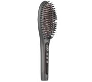 Cecotec Bamba InstantCare 1100 Smooth Brush Cepillo Alisador Ionico - Revestimiento de Ceramica y Extracto de Aguacate - 9 Ajustes de Temperatura hasta 220º - Pantalla Digital