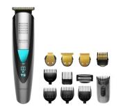 Cecotec Bamba PrecisionCare Multigrooming Pro Cortapelos Afeitadora - Multifuncion 5 en 1 - Waterproof - Cuchillas con Revestimiento de Titanio - Pantalla Digital - 13 Ajustes de Longitud - 6 Peines