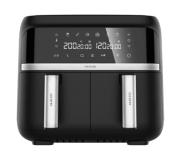 Cecotec Cecofry Advance Double Freidora de Aire Caliente 2850W 9L - Dietetica, Compacta y Digital - 2 Cestillos con Temperatura Dual - Tecnologia PerfectCook - Temporizador