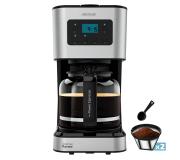 Cecotec Coffee 66 Smart Plus Cafetera Goteo 950W - Jarra de Vidrio de 1,5L - Programable 24h - Tecnologia ExtemAroma - Funcion AutoClean - Pantalla LCD - Acabados en Acero Inoxidable