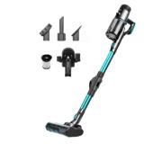 Cecotec Conga RockStar 890 Titanium Ergoflex Aspirador Escoba sin Cable 480W - Tubo Ergoflex - Motor Digital - 30 kPa - Autonomia hasta 100 min. - Pantalla Digital - Kit de Accesorios