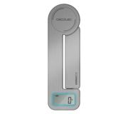 Cecotec Cook Control 10100 EcoPower Compact Bascula de Cocina - Plegable - Sin Pilas - Precision de 1gr - Peso Max. 5kg - Pantalla LCD - Funcion Tara - Funcion Solidos y Liquidos