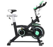 Cecotec Extreme 25 Bicicleta Spinning Estatica - Volante de Inercia de 25kg - Pantalla LCD - Manillar y Sillin Regulable - Ruedas - Peso Max.120kg