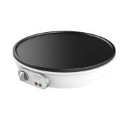 Cecotec Fun Crepelicious Crepera Electrica 1000W - Revestimiento antiadherente - Potencia Regulable - Diametro de 30,5cm - Rodillo Esparcidor y Espatula Incluidos