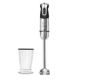 Cecotec Powerful Titanium 1000 Batidora de Mano 1000W - Pie Extralargo - 4 Hojas con Recubrimiento de Titanio - 21 Niveles y Turbo - Incluye Vaso de 500ml con Tapa - Libre de BPA