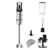 Cecotec Powerful Titanium 1000 Pro Batidora de Mano 1000W - Pie Extralargo - 4 Hojas con Recubrimiento de Titanio - 21 Niveles y Turbo - Incluye Vaso de 800ml con Tapa - Recubrimiento Soft Touch