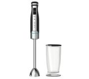 Cecotec PowerGear 1500 Batidora de Mano 1500W - 4 Hojas con Recubrimiento de Titanio - 21 Niveles y Turbo - Incluye Vaso de con Tapa