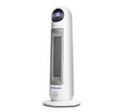Cecotec Ready Warm 10100 Smart Ceramic Calefactor Baño Ceramico 2200W - Oscilante - Termostato Regulable - Pantalla LED - 3 Modos de Funcionamiento - Proteccion Sobrecalentamiento y Antivuelco - Mando a Distancia