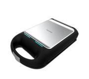Cecotec Rock?nToast Family Grill Sandwichera 1500W - Revestimiento Antiadherente - Rapidez de Calentamiento - Sistema Giratorio 180º - Acabados en Acero Inoxidable