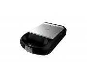 Cecotec Rock?nToast Family Sandwichera 1500W - Capacidad para 4 Sandwiches - Revestimiento Antiadherente - Rapidez de Calentamiento - Acero Inoxidable