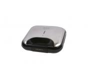 Cecotec Rock?nToast Square Sandwichera con Revestimiento Antiadherente 750W - Capacidad para 2 Sandwiches - Superficie Grill - Asa Tacto Frio - Recogecables