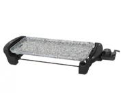 Cecotec Rock&Water 2000 Plancha Electrica 1800W - Revestimiento de Piedra Rockstone - Termostato Regulable - Amplia Superficie de Cocinado - Cajetin Recogegrasas